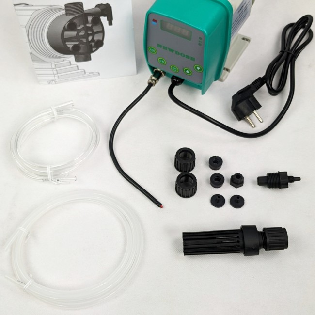 Мембранный дозирующий насос NewDose DP-06-05-LM, 6 л/ч, 140 впрысков Мембранный дозирующий насос NewDose DP-06-05-LM, 6 л/ч, 140 впрысков