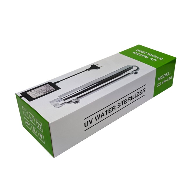 Ультрафиолетовый стерилизатор для воды UV-1 SS 12w коробка