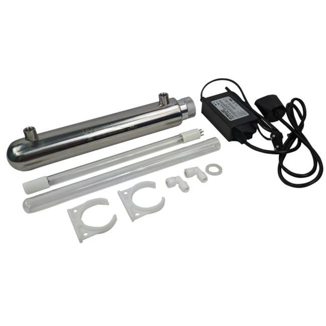 Ультрафиолетовый стерилизатор для воды UV-1 GPM, 12W, 200 л/час 