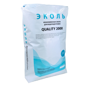 Смола ионообменная ЭКОЛЬ QUALITY 2000, 25л Смола ионообменная ЭКОЛЬ QUALITY 2000, 25л