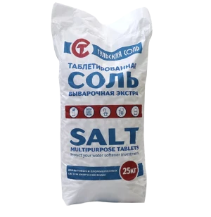  Соль пищевая таблетированная Экстра 25 кг, Тульская соль