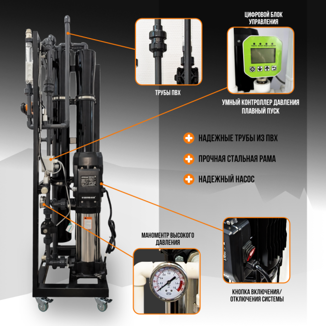 Система обратного осмоса HATAMOTO 500 STANDART Система обратного осмоса HATAMOTO 500 STANDART
