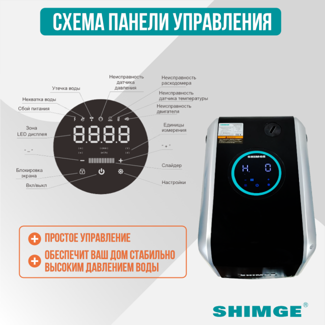 Схема управления SHIMGE CA 1000