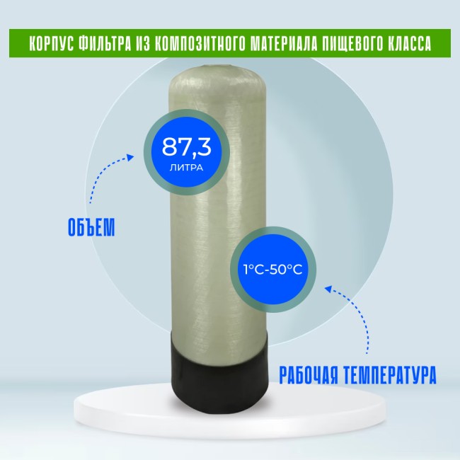 Корпус баллон засыпного фильтра Canature 1252, 2.5" Корпус баллон засыпного фильтра Canature 1252, 2.5"