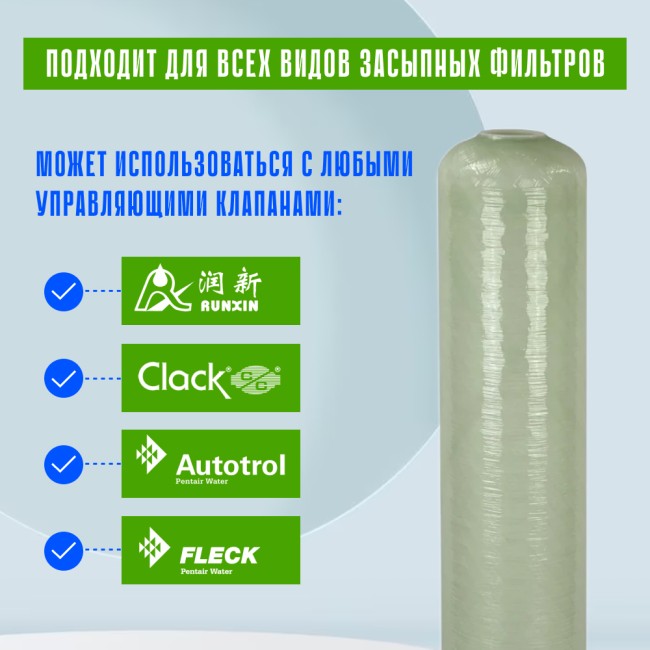 Корпус баллон засыпного фильтра Canature 0844, 2.5" Корпус баллон засыпного фильтра Canature 0844, 2.5"