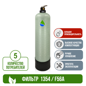 Фильтр обезжелезивания, сорбции воды Runxin 1354/F56A