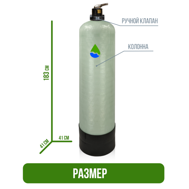 Размер фильтра обезжелезивания, сорбции воды Runxin 1665/F56A Размер фильтра обезжелезивания, сорбции воды Runxin 1665/F56A